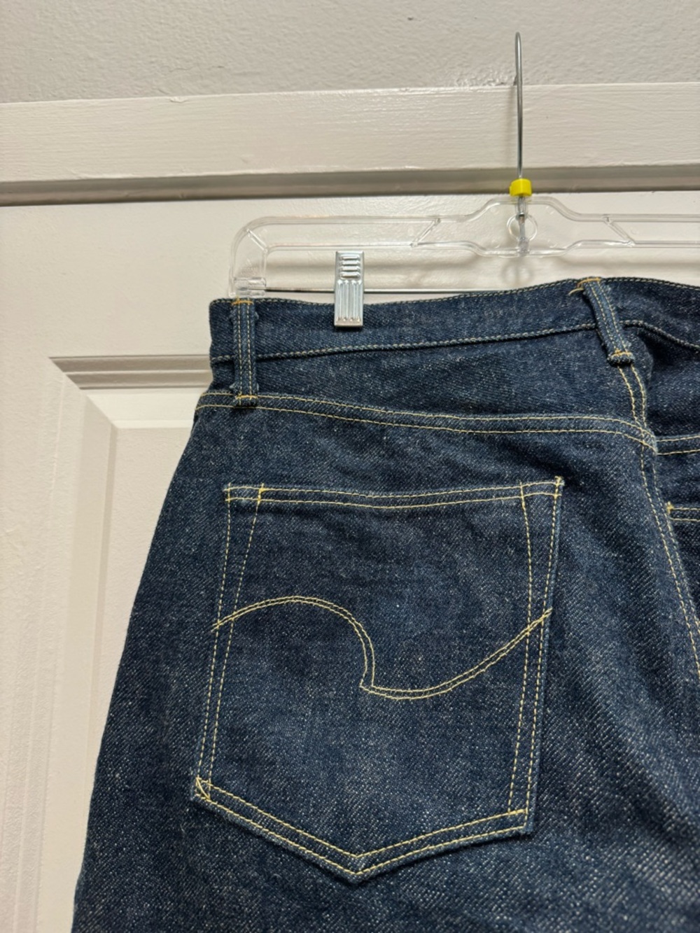 Oni Denim Jean 288 ZR-KAB Regular Straight  Selvedge Crashed Concrete Denim - Picture 11 of 13